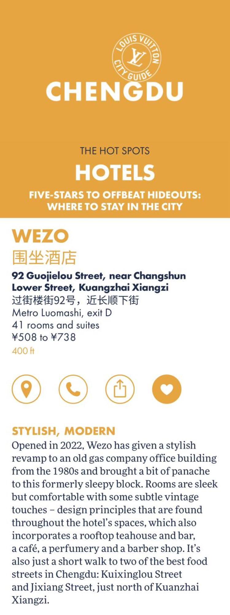 Wezo Hotel Kuanzhai Alley Chengdu-Breakfast Till 12Noon-Lv City Guide Recommended Hotel Exterior foto